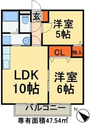 Ｋタウン宮野木Dの物件間取画像